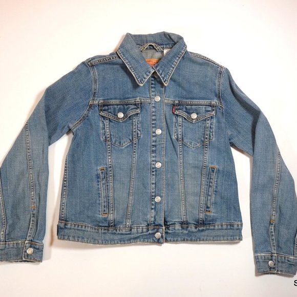 Levi's Denim Blue Jean Jacket Women's Size Large